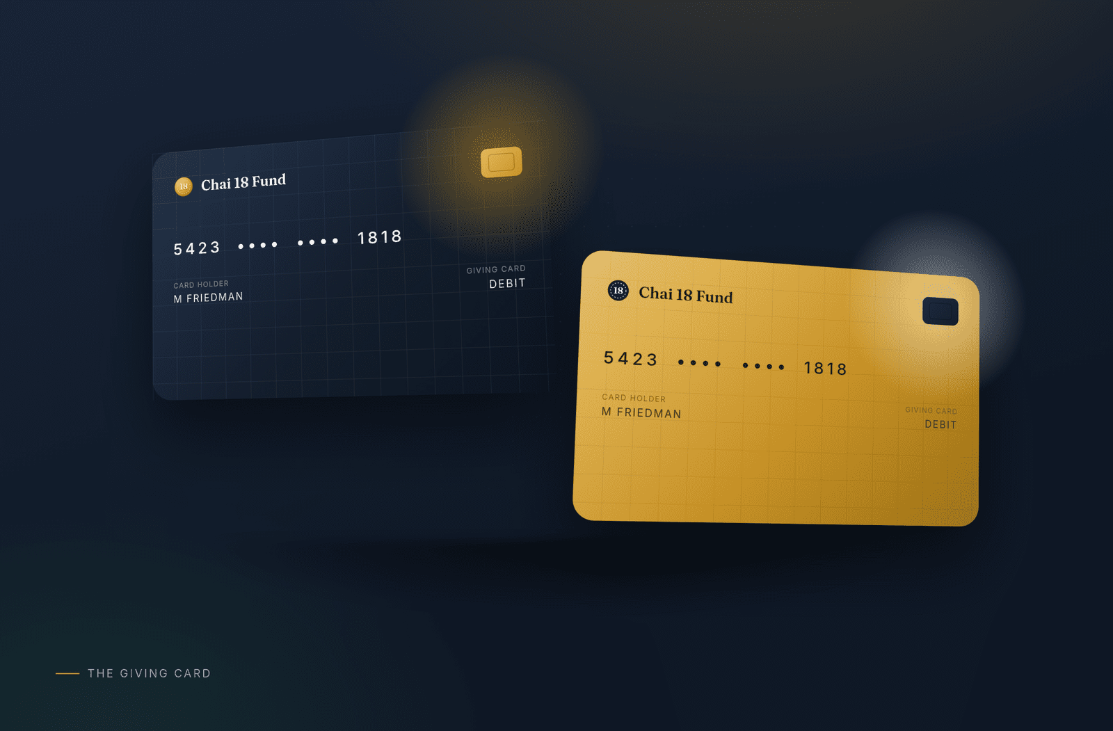 The Chai 18 Giving Card